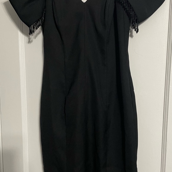 Vintage LoriAnn 80”s Little Black Dress - Picture 2 of 5